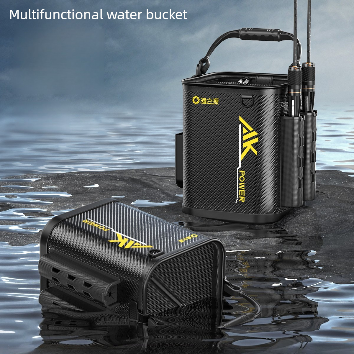Multi-Functional Live Fish Buc - مراجعة Water Bag Collapsible وسعره
