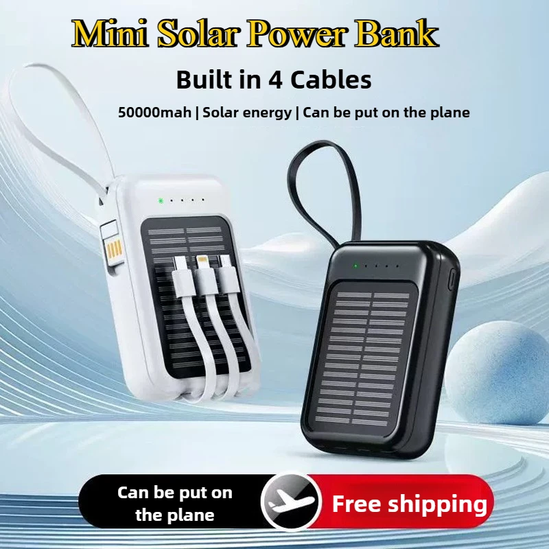 50000mAh Solar Power Bank Supe - مراجعة Solar Emergency Charger وسعره