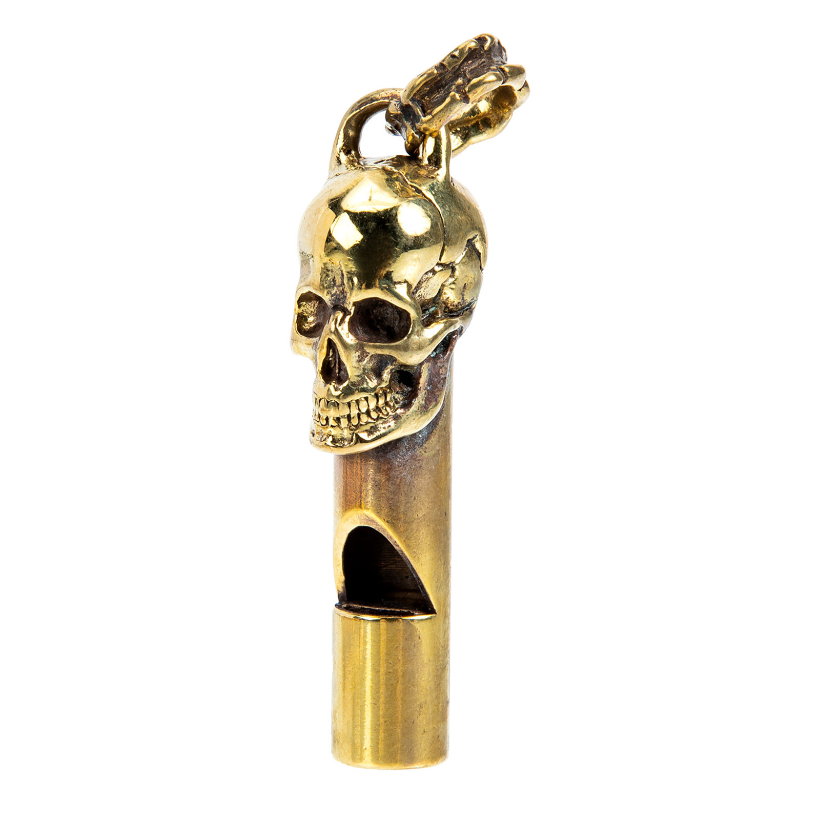 Creative Skull Head Copper Whi - مراجعة Emergency Whistle Loud وسعره