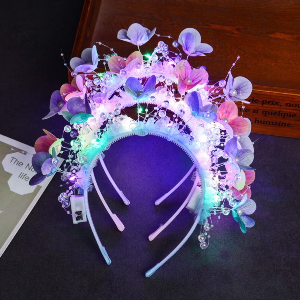 Glowing Flower Butterfly Headb - مراجعة Sos Light Strobe وسعره