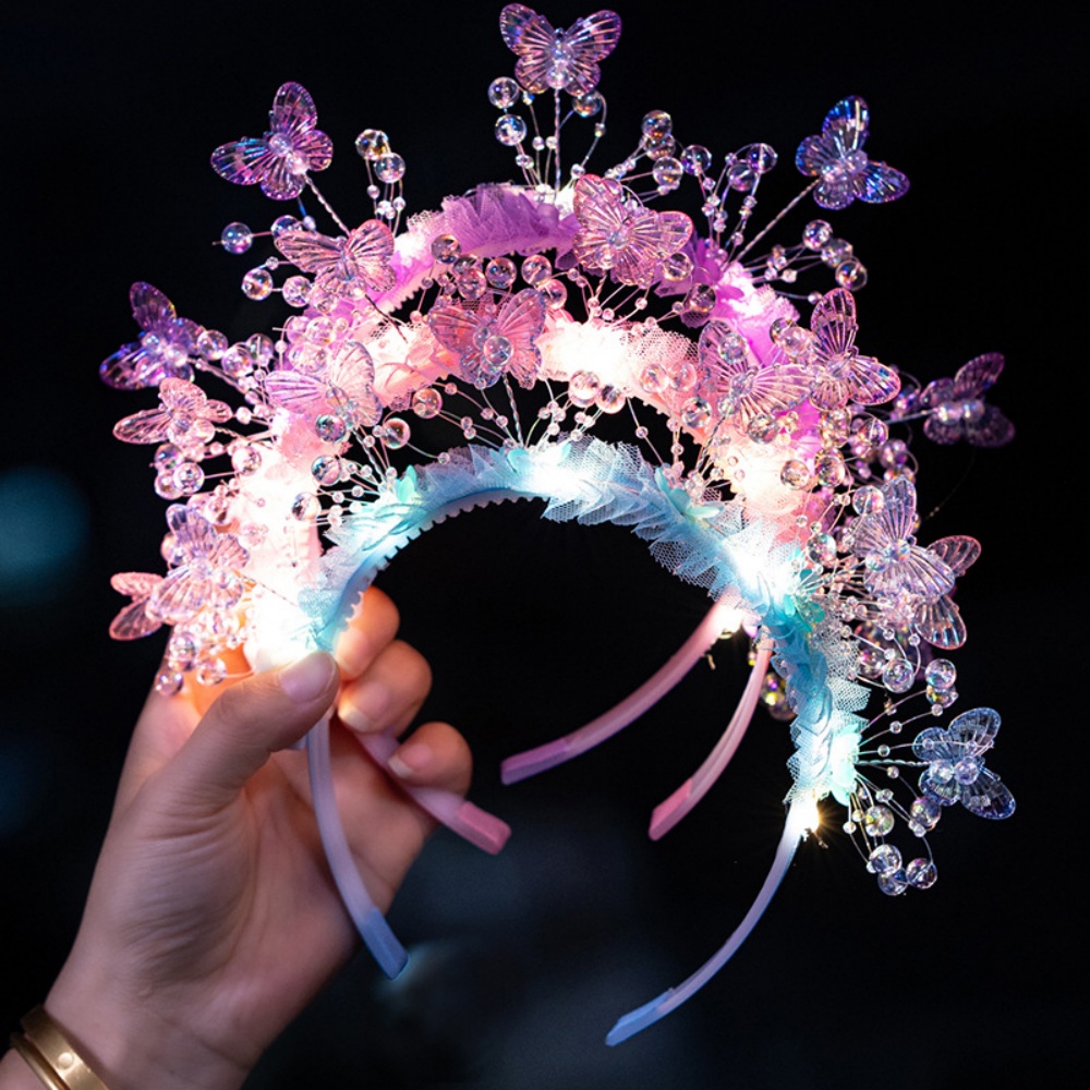 Glowing Flower Butterfly Headb - مراجعة Sos Light Strobe وسعره