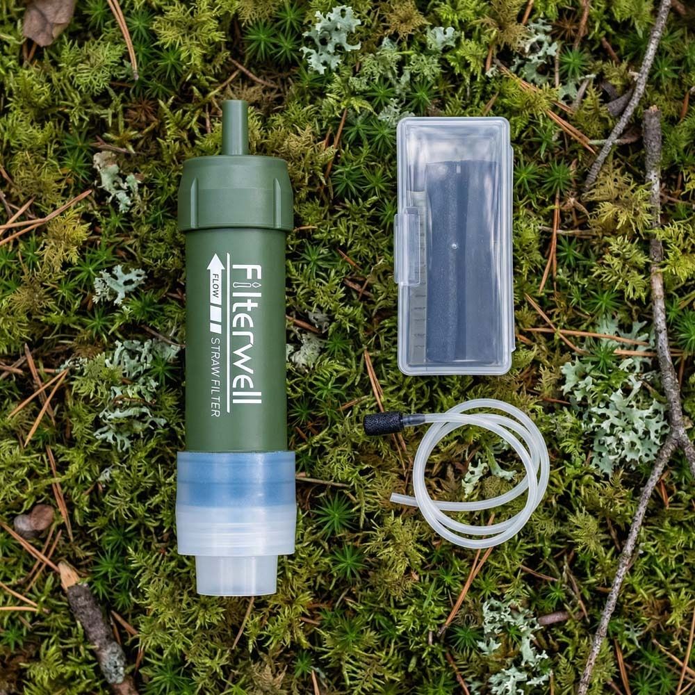 Mini Mini Water Filter Straw P - مراجعة Water Purification Straw وسعره