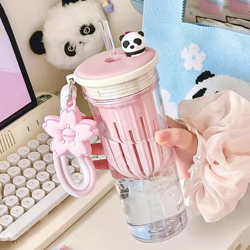 650ml Kawaii Water Bottle With - مراجعة Water Purification Straw وسعره
