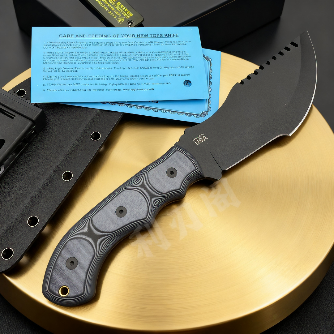 TOPS Tracker - Jungle Repair K - مراجعة Bushcraft Knife Fixed وسعره