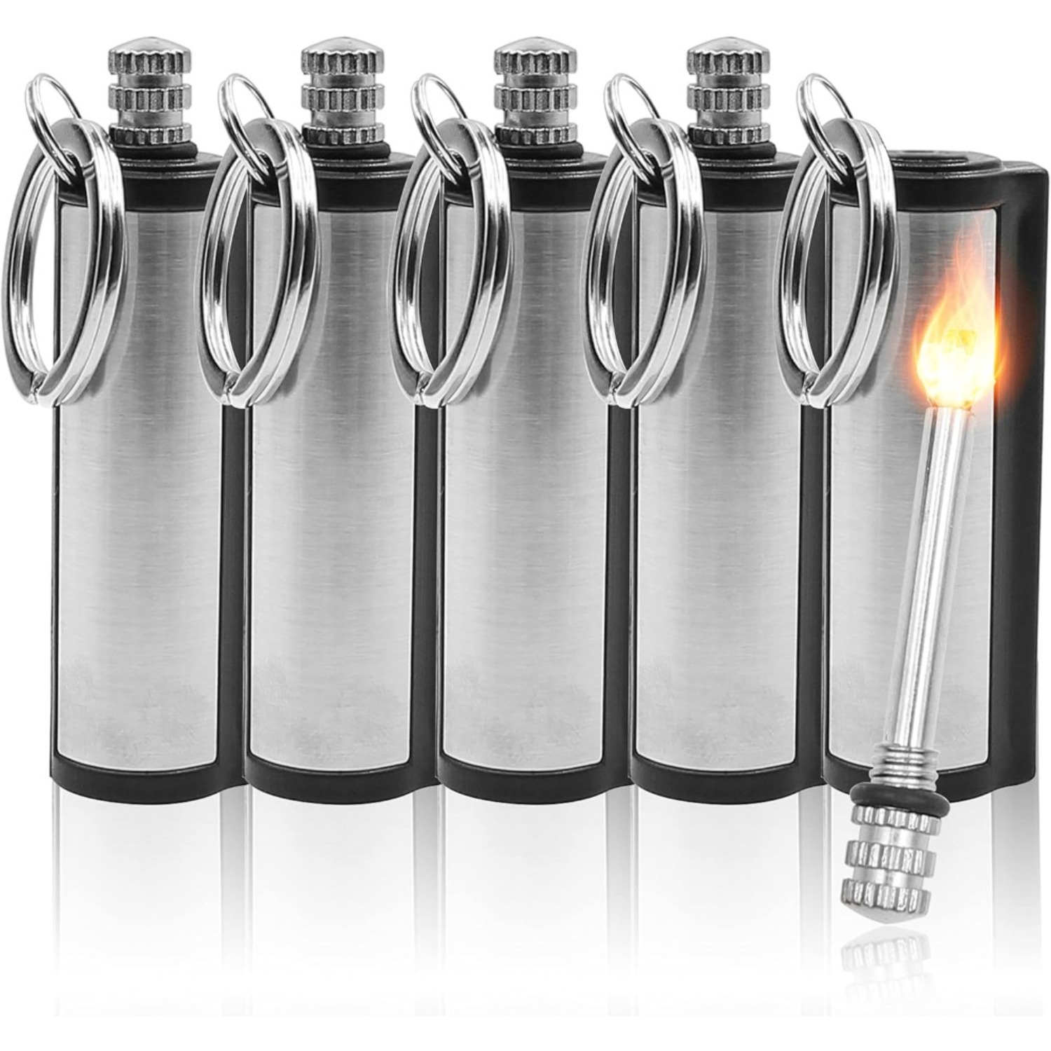 1-5-pack Magnesium flint set,  - مراجعة Magnesium Fire Starter وسعره