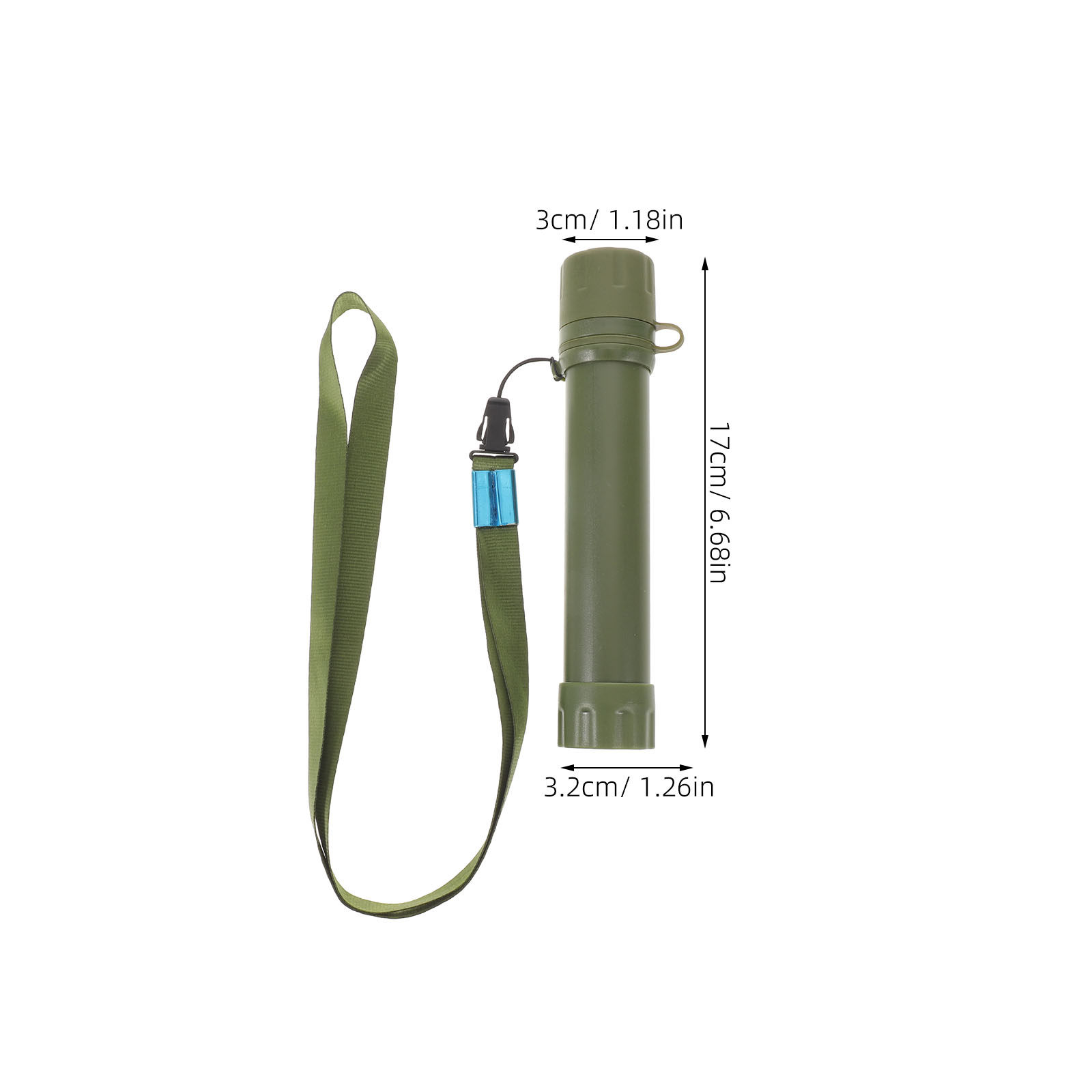 Compact Survival Water Filter  - مراجعة Water Purification Straw وسعره