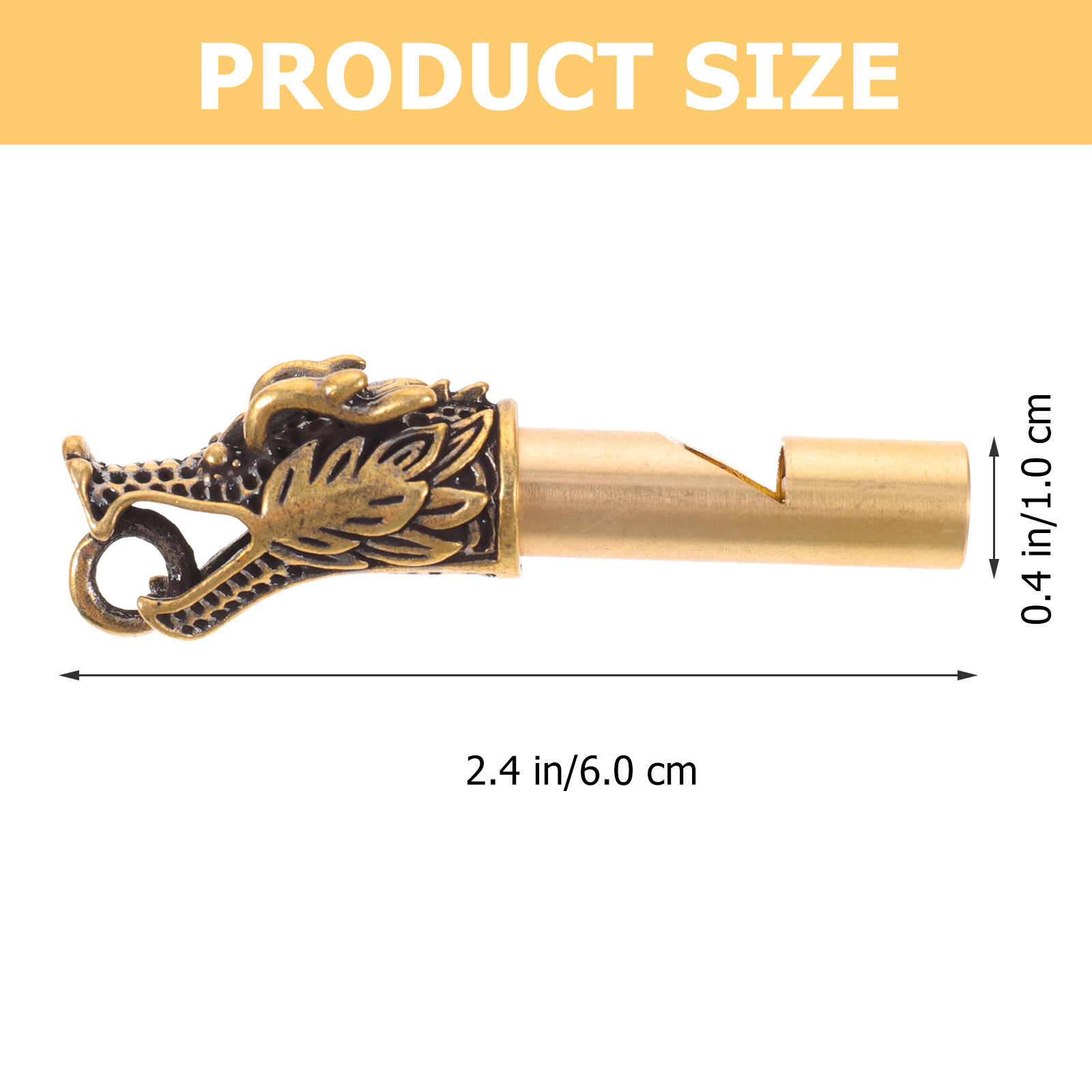 Delicate Brass Whistle Keychai - مراجعة Emergency Whistle Loud وسعره