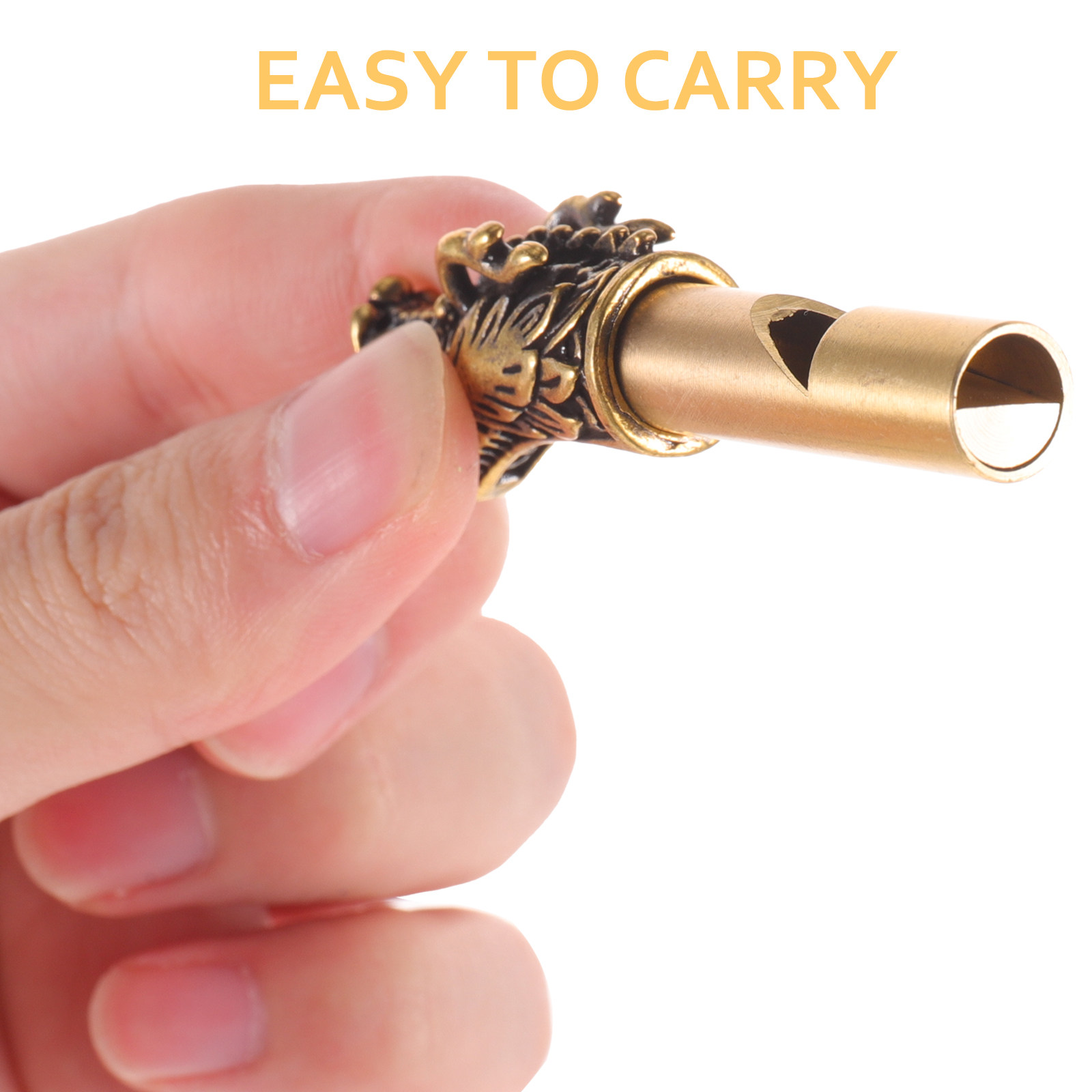Delicate Brass Whistle Keychai - مراجعة Emergency Whistle Loud وسعره