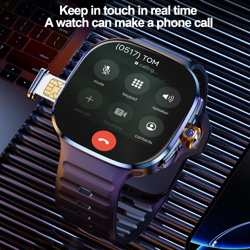 New Large Screen Smartwatch 4G - مراجعة Compass Lensatic وسعره