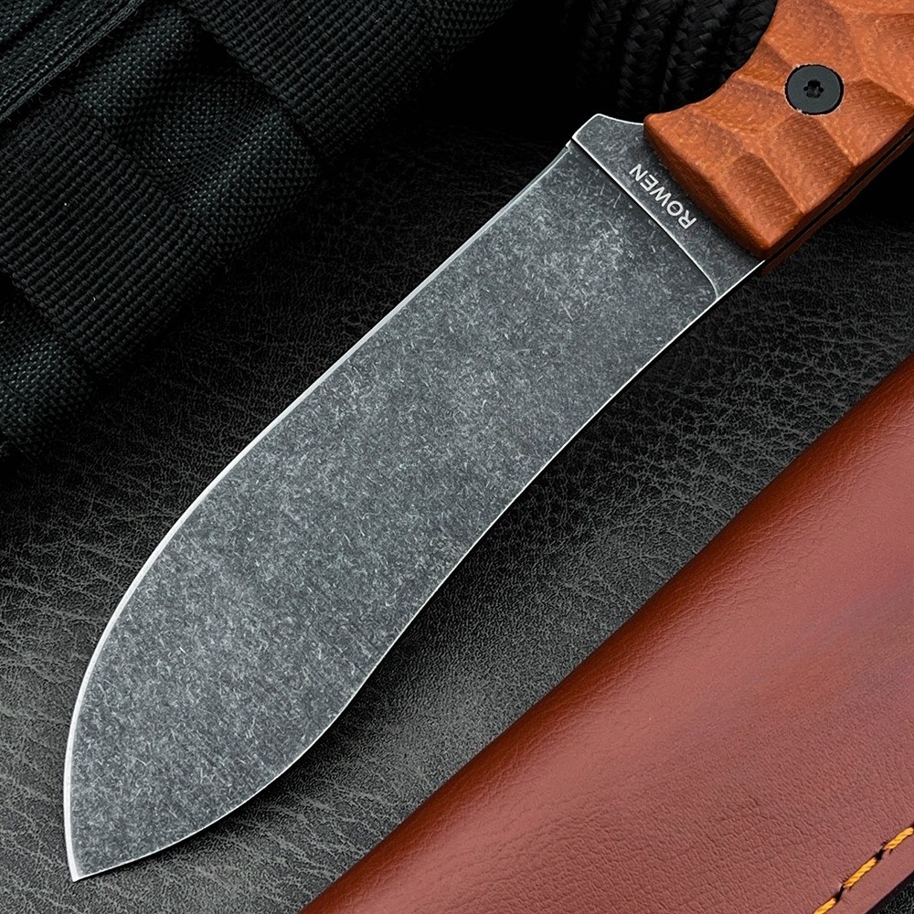 Portable Wilderness Fixed Blad - مراجعة Bushcraft Knife Fixed وسعره