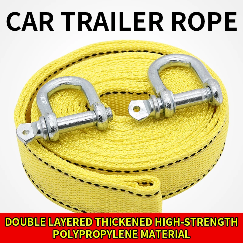 Car Trailer Rope Off Road Pull - مراجعة Rescue Rope Throw وسعره