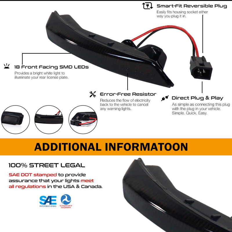2x Dynamic Side Mirror Lamp Fo - مراجعة Signal Panel Orange وسعره
