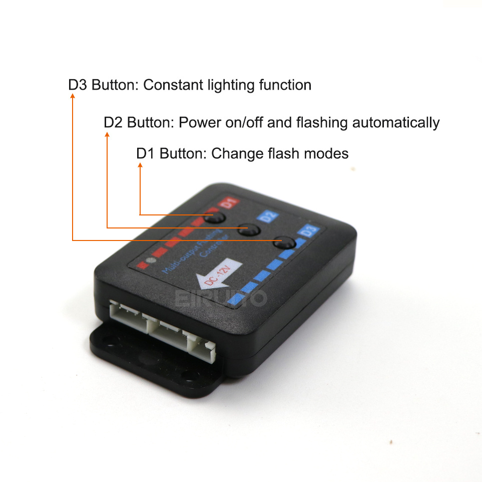 4x 3 LED Grill Car LED Strobe  - مراجعة Sos Light Strobe وسعره