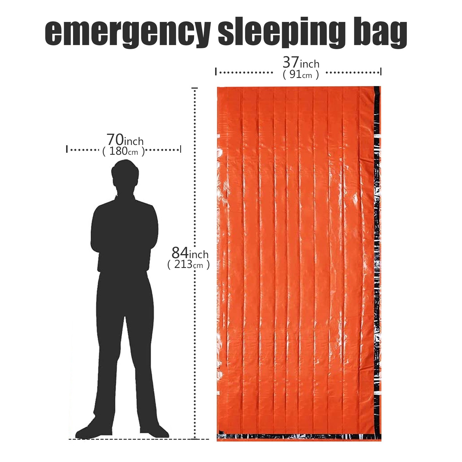 Emergency Sleeping Bag, Mylar  - مراجعة Emergency Mylar Tent وسعره